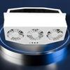 Car Exhaust Fan for Vehicle Cooling - USB and Solar Powered Air Circulation Ventilation Fan with 2.4V Motor, Black ABS Compact for Cars Trucks Vans SUVs RVs(USB) view 4