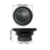 6.5" Car Subwoofer Speaker, 200W 4 Ohm Low Frequency Audio Sub Bass for Car Stereo & Home Theater System Upgrade, 1PC Component Woofer view 4