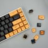 ForgeCore 149 Black Yellow CSA Profile PBT Double Shot Keycaps Compatible with MX Switch Mechanical Keyboard Keycap Custom Accessories view 2