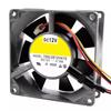 109L0812H419 DC 12V 0.18A 80x80x25mm 3-Wire Cooling Fan view 3