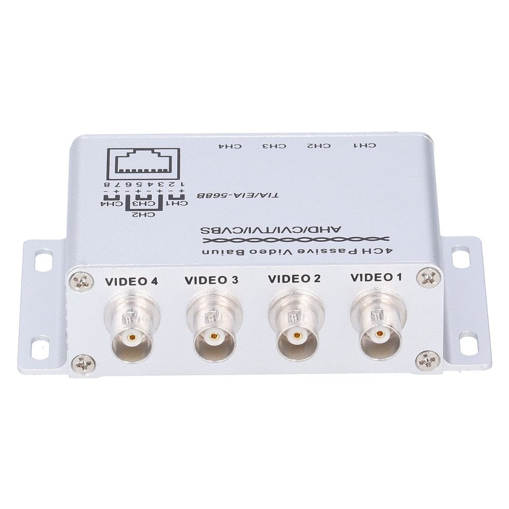 Kadimendium 4 Channel Video Balun CCTV Transceiver with Excellent AntiInterference Ability for High Definition Video Surveillance