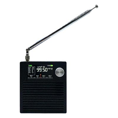 Updated Plus Si4732 Mini Radio, ATS V3B Pocket Radio Receiver, Multi-Band AM/FM/LSB/USB Receiver, 5W Speaker & Headphone Amp, for Radios Enthusiasts and Casual Listening