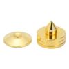 4Set Zinc Alloy Speaker Spikes, Shock Absorbing Speaker Isolation Feet, Sturdy Floor Protectors with Pure Copper Tips for Amplifier, CD Player, Preamplifier, Enhanced Sound Quality view 2