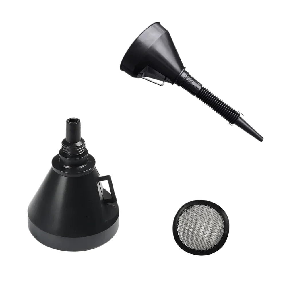Engine Refueling Funnel with Filter for Car Motorcycle Truck Oil Gasoline Filling Strainer Extension Pipe Hose Funnels Tool
