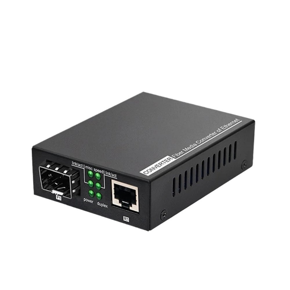 BOQZPZR 2.5G Fiber Optic transceiver LC/SC Port Converter RJ45 100/1000M/2500M Ethernet