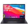 acer Swift 16 AI Laptop 16" 3k OLED 120Hz Touch (100% DCI-P3) Intel 8-core Ultra 7 256V (Up to 47 Tops) 16GB RAM 2TB SSD Backlit Fingerprint for Designer Business Work Win11 ICP Hub view 1
