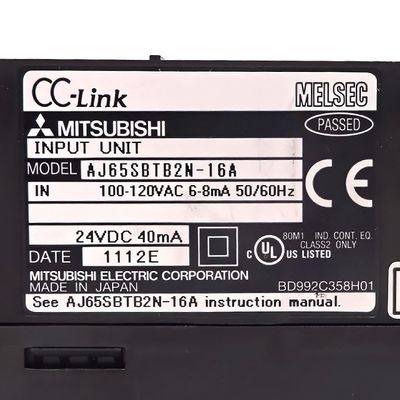 Suitable for Mitsubishi AJ65SBTB2N-16A CC-Link System Compact Remote I/O Module