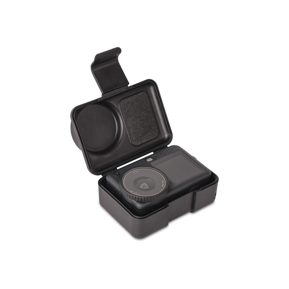 Carrying Case For DJI ACTION 6/5 Pro/4/3 Compact Hard Travel Storage Box, Impact-Resistant and Shockproof Protective Case Portable Storage Camera Accessories