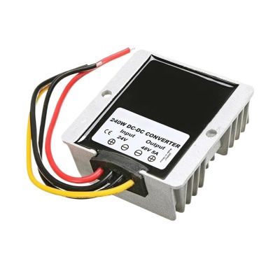FHVQRCUNS 24V to 48V 3A Booster DC Power Converter Stabilize Step-up Voltage Regulator Transformer for Cars