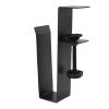 ZCZDHNA Adjustable Side Laptop Mount Desk Side Storage Organizer Laptop Holder Clamp On Table Hanging Storage for Home Office view 3