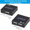 1x2 HDMI Splitter, 1 in 2 Out HDMI Splitter Audio Video Distributor Box Support 3D & 4K x 2K Compatible for HDTV, STB, PS3, PS4 Pro Blu-Ray DVD Player, Projector Etc view 2