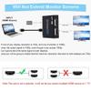 1x2 HDMI Splitter, 1 in 2 Out HDMI Splitter Audio Video Distributor Box Support 3D & 4K x 2K Compatible for HDTV, STB, PS3, PS4 Pro Blu-Ray DVD Player, Projector Etc view 4