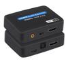 4K@60Hz HDMI Audio Extractor, HDMI to HDMI + Optical Toslink SPDIF + 3.5mm Audio Jack Out Splitter Converter Adapter for PS5 Soundbar Blu-Ray view 1