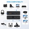 4K@60Hz HDMI Audio Extractor, HDMI to HDMI + Optical Toslink SPDIF + 3.5mm Audio Jack Out Splitter Converter Adapter for PS5 Soundbar Blu-Ray view 3