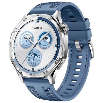 CTOINV 22mm Official Nylon Strap for WATCH GT5 4 46mm/Watch 4 5 Pro GT 3 2 Pro 46mm Silicone Band GT4/5 42mm 18mm Women Bracelet(Light blue,18mm)