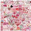 100PCS Valentine Bookish Stickers,Waterproof Vinyl Book Stickers for Water Bottles Laptop view 1