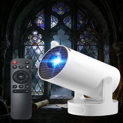 Fake Window Projector  Window Scene Projector, Mini Projector with Wifi and Bluetooth, 4k Projector, Auto Keystone, Low Latency & 180 Rotation Projector for Bedroom