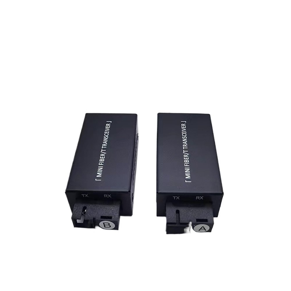 1Pair Gigabit 100/1000M A/B SC Ethernet Fiber Switch Media Converter Rj45 Optic Transceiver 20KM fibra with Power Supply(Without Power Supply)