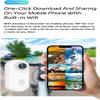 POV Record PRO 2.0, 128G New Ultra Wide Hands-Free 4K POV Camera, for Motorcycle, Bike, Swimming, Daily Records (Black-1080P) view 2