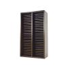 Jingzai202405 CD Holder Double Decker CD Storage Rack Vertical Wooden Albums Display Shelf view 1