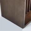 Jingzai202405 CD Holder Double Decker CD Storage Rack Vertical Wooden Albums Display Shelf view 4