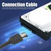Kadimendium ESATA to Male to Male Shielded Connection Cable 19.7" Extender, Fast Data Transmission for External Hard Drive, Compatible with Devices (50cm) view 4