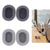 1Pair Ear Pads for HS55/HS55PRO/HS65 Headphones Ear Pads Cushion Extended Wear EarPads Easily Install Replacement view 3