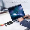 YUEHISY USB2.0 Video Capture Card with S Video Input, to USB Converter 1080P, Convert VHS Mini DV VCR DVD to Digital Adapter view 2