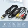 YUEHISY USB2.0 Video Capture Card with S Video Input, to USB Converter 1080P, Convert VHS Mini DV VCR DVD to Digital Adapter view 3