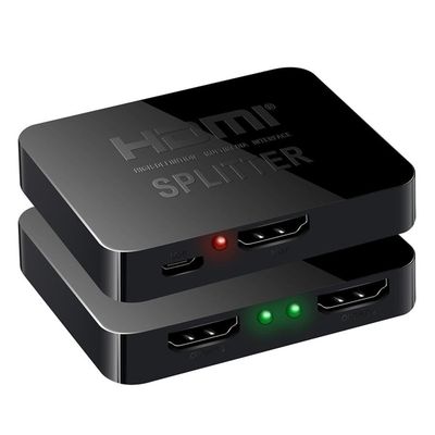 1x2 Switch Splitter HDMI-Compatible 4k 30hz 1 in 2 Out for Dual Monitors Full HD 1080P 3D for PS4 Laptop Monitor TV Box Projector