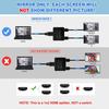 1x2 Switch Splitter HDMI-Compatible 4k 30hz 1 in 2 Out for Dual Monitors Full HD 1080P 3D for PS4 Laptop Monitor TV Box Projector view 2