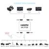 1x2 Switch Splitter HDMI-Compatible 4k 30hz 1 in 2 Out for Dual Monitors Full HD 1080P 3D for PS4 Laptop Monitor TV Box Projector view 3