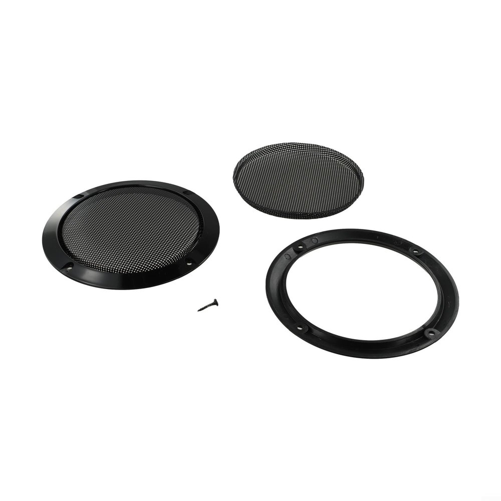 2/4/5/6.5/8/10 Inch Speaker Grille for Car Audio, Metal Mesh Dust Cover with Screws, Water Resistant and Shockproof DIY Speaker Protector Kit, Black(5in)