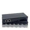Fiber Optical Transceiver Single Mode 10/100M 20KM Ethernet Switch 6 Optic Port 2 RJ45 with 12V 2A Power Supply(1 pcs Simplex 6F-2E) view 2