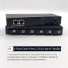 Fiber Optical Transceiver Single Mode 10/100M 20KM Ethernet Switch 6 Optic Port 2 RJ45 with 12V 2A Power Supply(1 pcs Simplex 6F-2E) view 3