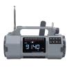 XUMIUZIY Solar Hand Crank Emergency Radio, FM MW SW VHF WB Weather Radio with Flashlight, 5000mAh Solar Powered Smart Phone Charger for Camping Emergency view 1