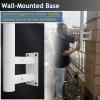 Surveillance Camera Bracket and Post for PTZ Dome Cameras, Security Camera Rack Wall Mounted, Surveillance Camera Pole 1.64ft - 9.84ft Tall, Galvanized Steel Pipe(Bracket D,4.92feet/59 H) view 4