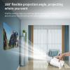 4K Smart Mini Projector with WiFi & Bluetooth, Portable Video Projector with Remote Control, 180 Rotation, for Bedroom and Outdoor Use view 2