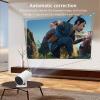 4K Smart Mini Projector with WiFi & Bluetooth, Portable Video Projector with Remote Control, 180 Rotation, for Bedroom and Outdoor Use view 3