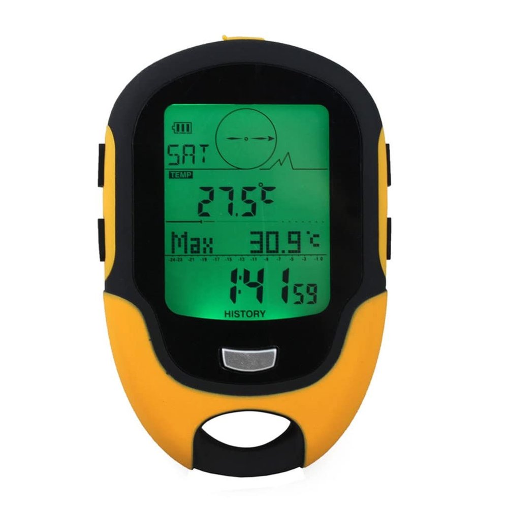 Handheld GPS Navigation Tracker Locator Tracker Receiver Portable Digital Altimeter Barometer Compass Navigation (10 * 6.5 * 2cm,1PCS)