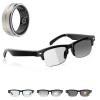 Tulbeys Smart Wearable Bundle  Smart Glasses with Smart Ring (Silver + Middle Gold US11) with Activity & Sleep Tracking, Bluetooth Wearable Tech Set view 1