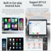 13.1 inch Android Radio for Mitsubishi Mirage 2012-2018 Stereo QLED Touch Screen 8Core 2+32GB Built-in Car-Play Android Auto/GPS Navigation/DSP/FM/AM/BT/SWC/5GWIFI view 4