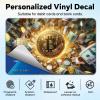 Custom Credit Card Skin 2 Pack Personalized Vinyl Decal for Debit & Bank Cards, Slim Waterproof & Removable, Perfect for Daily Use, Travel & Gifts view 2