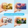 Custom Credit Card Skin 2 Pack Personalized Vinyl Decal for Debit & Bank Cards, Slim Waterproof & Removable, Perfect for Daily Use, Travel & Gifts view 3