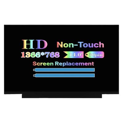 14.0" HD Screen Replacement for HP 14-CF 14-CF2033WM 3V7G4UA Laptop Computer LCD LED Display Panel (1366 * 768 30 Pins Non-Touch)