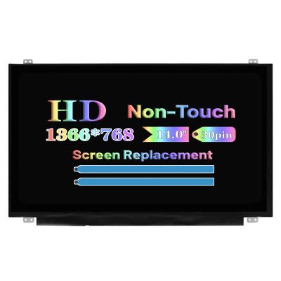 14.0" HD Screen Replacement for HP Stream 14-AX 14-AX01 14-AX02 14T-AX 14 CB 14 DS 847664 005 Laptop Computer LCD LED Display Panel (1366 * 768 30 Pins Non-Touch)