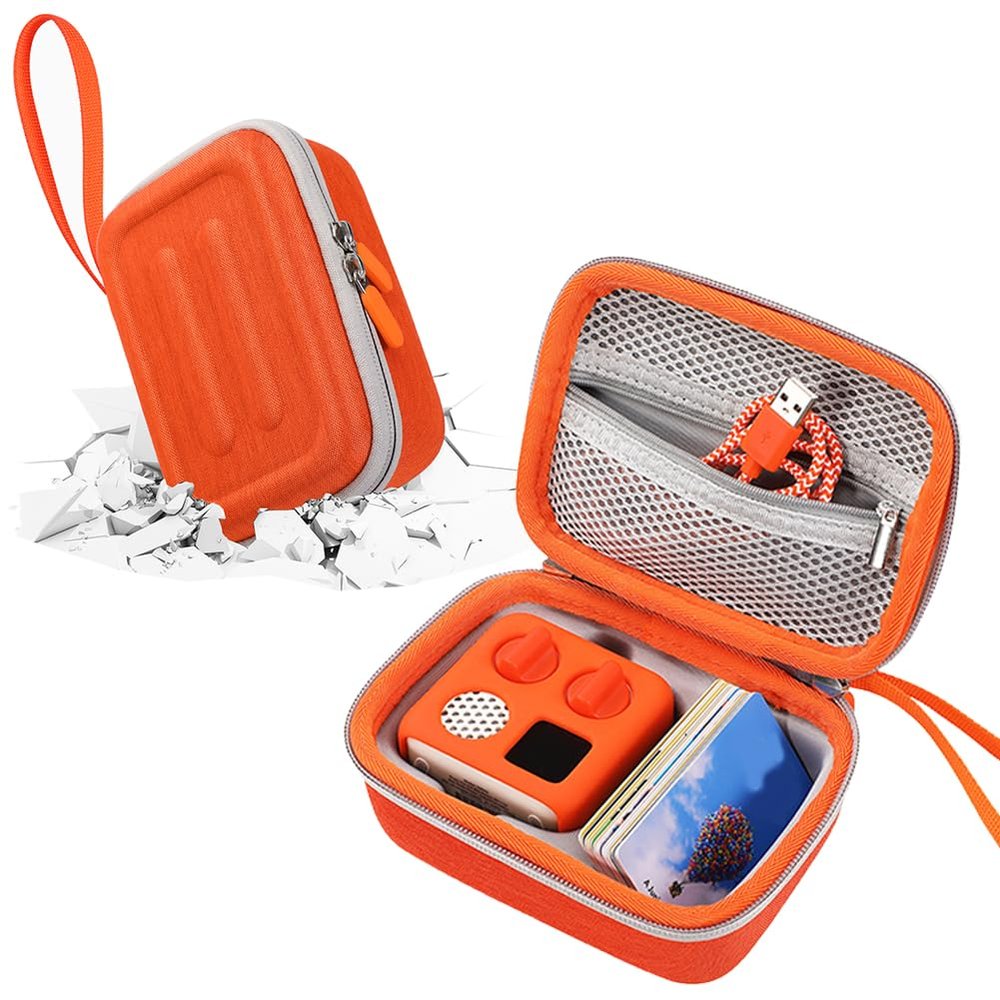 Hard Carrying Case Bag for Yoto Mini (2024 Edition) Audio Music Player, Shockproof Travel Storage Bag for Childrens Speaker Plays Audiobook Cards (Case Only)