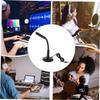 POPETPOP Computer Desktop Microphone 3.5Mm Plug-and-Play Portable Mic for Voice Chat and Recording, Black Plastic Base Versatile Microphone for Laptop Streaming and Meetings view 4