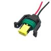 2/5/10Sets 2 Pin Automobile Connector Wiring Harness Compatible Car Cylinder Head Waterproof Female Connectors 444040-2(Pink-5sets) view 2