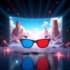 4Pcs Red and Blue 3D Glasses Universal TV Movie Dimensional Video Frame 3D Glasses DVD Game Glass 3D Style Glasses for 3D Movies Games,3D Viewing Glasses,Light Simple Design,Accessories view 2